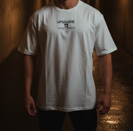 Upsquare Santanna White T-Shirt (Clean Back)