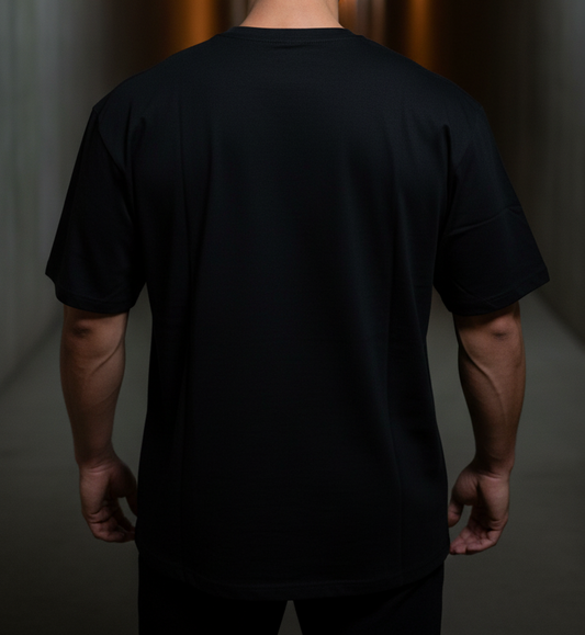 Upsquare Santanna Black T-Shirt (Clean Back)