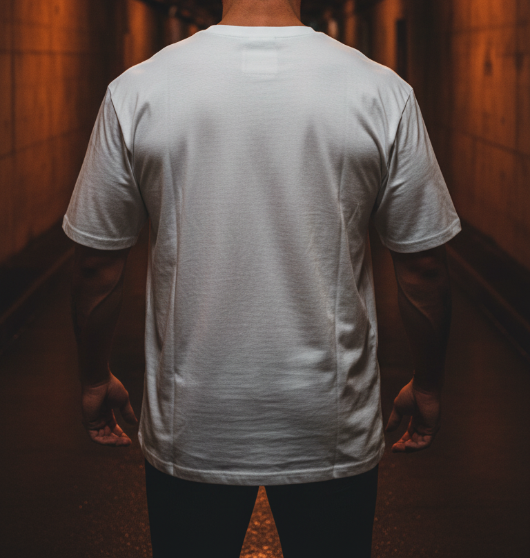 Upsquare Santanna White T-Shirt (Clean Back)